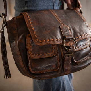     Women’s STS Bandera distressed leather western hobo purse