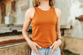 2Fly Women’s Cloud Tank – Saddle Sleeveless Tank Top