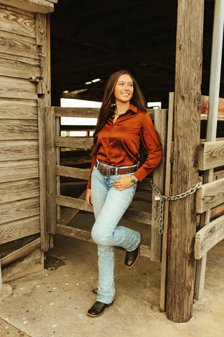 2Fly Satin Saddle Turquoise Snap Shirt - Cowboy Swagger2Fly Satin Saddle Turquoise Snap Shirt