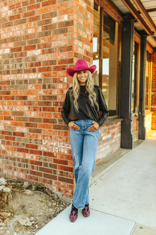 2Fly Women’s High Class Lux Top – Midnight Black | Elevated Western Style - Cowboy Swagger2Fly Women’s High Class Lux Top – Midnight Black | Elevated Western Style