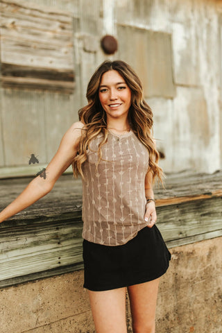 2Fly Women’s My Lady Lace Tank – Bone - Cowboy Swagger2Fly Women’s My Lady Lace Tank – Bone