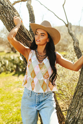 2Fly Women’s Preppy Pony Top - Cowboy Swagger2Fly Women’s Preppy Pony Top