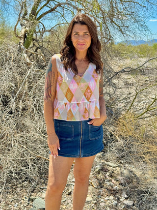 2Fly Women’s Preppy Pony Top - Cowboy Swagger2Fly Women’s Preppy Pony Top