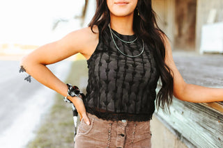 2Fly Women’s Sweet Stock Tank Midnight - Cowboy Swagger2Fly Women’s Sweet Stock Tank Midnight