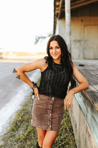 2Fly Women’s Sweet Stock Tank Midnight - Cowboy Swagger2Fly Women’s Sweet Stock Tank Midnight