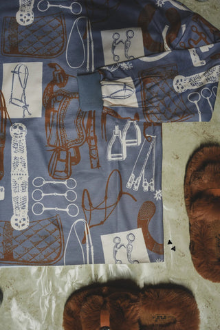 2Fly Women’s Tackroom Talks Long Sleeve Graphic Top – Cozy Lined Western Style - Cowboy Swagger2Fly Women’s Tackroom Talks Long Sleeve Graphic Top – Cozy Lined Western Style