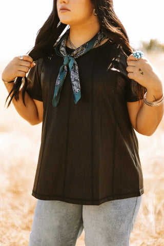 2Fly Women’s Walk The Line Top – Midnight Black | Sleek Western Style - Cowboy Swagger2Fly Women’s Walk The Line Top – Midnight Black | Sleek Western Style