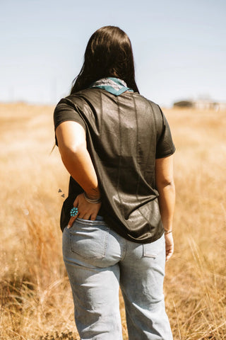 2Fly Women’s Walk The Line Top – Midnight Black | Sleek Western Style - Cowboy Swagger2Fly Women’s Walk The Line Top – Midnight Black | Sleek Western Style