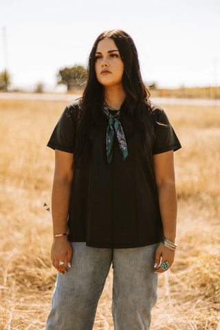 2Fly Women’s Walk The Line Top – Midnight Black | Sleek Western Style - Cowboy Swagger2Fly Women’s Walk The Line Top – Midnight Black | Sleek Western Style