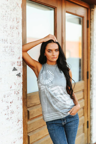 2Fly Women’s Windmill Ranch Tank - Cowboy Swagger2Fly Women’s Windmill Ranch Tank