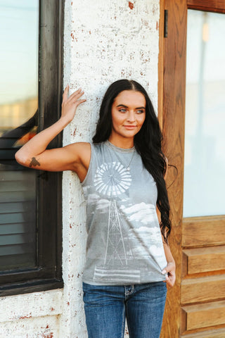 2Fly Women’s Windmill Ranch Tank - Cowboy Swagger2Fly Women’s Windmill Ranch Tank