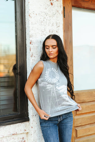 2Fly Women’s Windmill Ranch Tank - Cowboy Swagger2Fly Women’s Windmill Ranch Tank