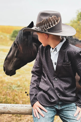 2Fly Youth Keep’em Cowboy Midnight Blazer - Cowboy Swagger2Fly Youth Keep’em Cowboy Midnight Blazer