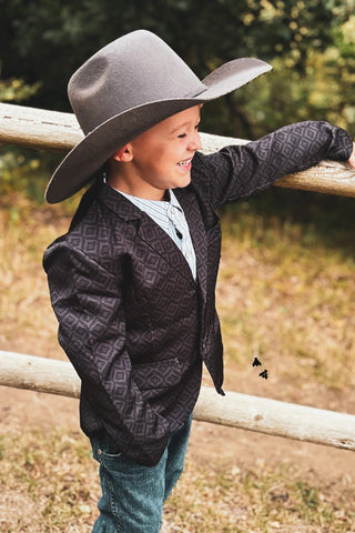 2Fly Youth Keep’em Cowboy Midnight Blazer - Cowboy Swagger2Fly Youth Keep’em Cowboy Midnight Blazer