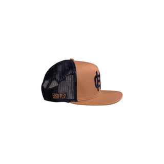 Cowboy Hustle Maverick Snapback Cap, Side View - Cowboy Swagger