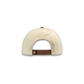Cowboy Hustle Abundant Cream and Brown Western Cap with Proverbs 12:11 Ranch Patch
