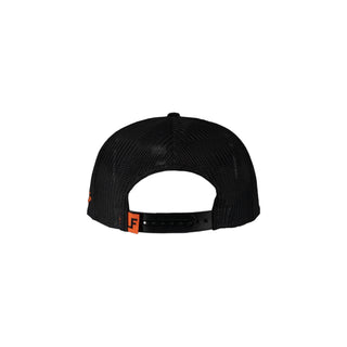 Lane Frost Tradition Black Western Trucker Cap with Embroidered F Logo