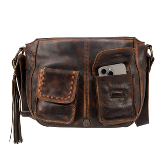  STS Bandera leather hobo bag exterior storage pockets