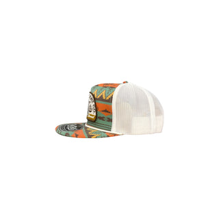 Red Dirt Hat Co. Aztec Arrowhead Snapback Cap, Side View - Cowboy Swagger