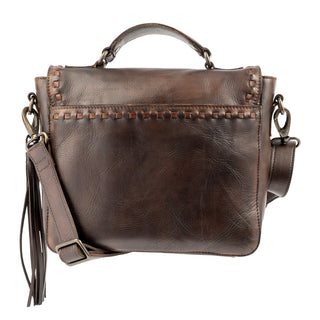 STS Bandera Dakota women’s leather crossbody bag back view