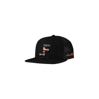 Lane Frost Tradition Black Western Trucker Cap with Embroidered F Logo