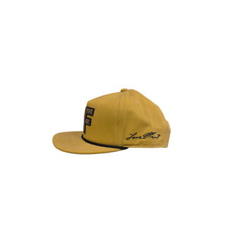 Lane Frost Arena Mustard Snapback Cap, Side View - Cowboy Swagger