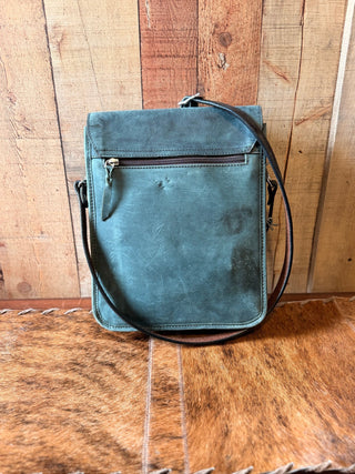 Angel Ranch Emerald Collection Crossbody– Green Western Leather Handbag - Cowboy SwaggerAngel Ranch Emerald Collection Crossbody– Green Western Leather Handbag