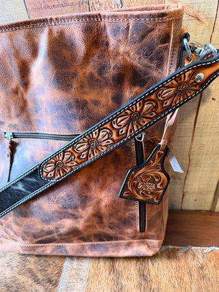 Angel Ranch Spotted Calf Hair Conceal Carry Crossbody Bag – Brown - Cowboy SwaggerAngel Ranch Spotted Calf Hair Conceal Carry Crossbody Bag – Brown