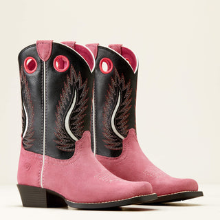 Ariat Boots Ariat Kids Futurity Fort Worth Boot Haute Pink Suede