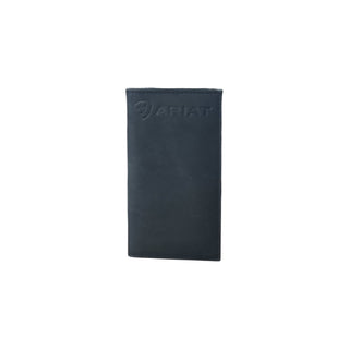 Ariat Black Leather Embossed Logo Rodeo Wallet - Cowboy SwaggerAriat Black Leather Embossed Logo Rodeo WalletWallets & Money Clips
