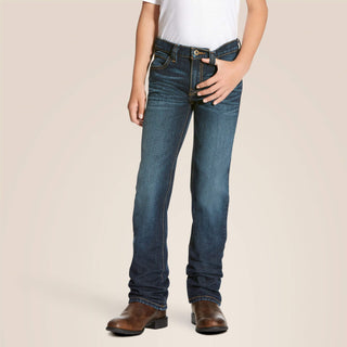 Ariat Boys’ B5 Slim Fit Straight Leg Jeans – Medium Wash (10023450) - Cowboy SwaggerAriat Boys’ B5 Slim Fit Straight Leg Jeans – Medium Wash (10023450)Boys
