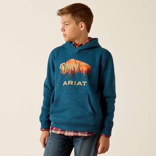 Ariat Boy's Bison Plains Hoodie - Cowboy SwaggerAriat Boy's Bison Plains HoodieBoys