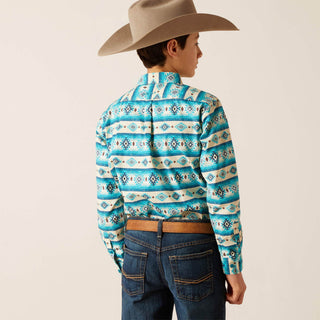 Ariat Boy’s Brent Classic Fit Shirt Sandshell - Cowboy SwaggerAriat Boy’s Brent Classic Fit Shirt Sandshell