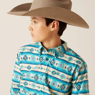 Ariat Boy’s Brent Classic Fit Shirt Sandshell - Cowboy SwaggerAriat Boy’s Brent Classic Fit Shirt Sandshell