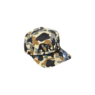 Ariat Camo 3D Embroidered Logo Rope Cap - Cowboy SwaggerAriat Camo 3D Embroidered Logo Rope Caphats