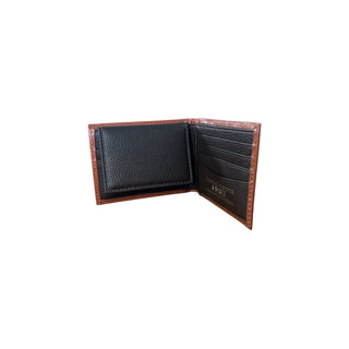 Ariat Diamond Embossed Leather Logo Bifold Wallet - Cowboy SwaggerAriat Diamond Embossed Leather Logo Bifold WalletWallets & Money Clips