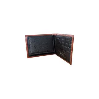 Ariat Diamond Embossed Leather Logo Bifold Wallet - Cowboy SwaggerAriat Diamond Embossed Leather Logo Bifold WalletWallets & Money Clips