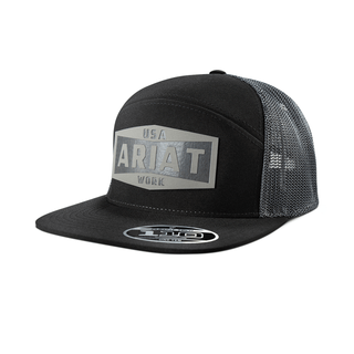 Ariat FlexFit Tech Cap – Black Performance Hat with Ariat Logo Patch - Cowboy SwaggerAriat FlexFit Tech Cap – Black Performance Hat with Ariat Logo Patch
