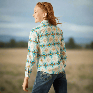 Ariat Girls Long Sleeve Remy Snap Shirt Cayo Print - Cowboy SwaggerAriat Girls Long Sleeve Remy Snap Shirt Cayo Print