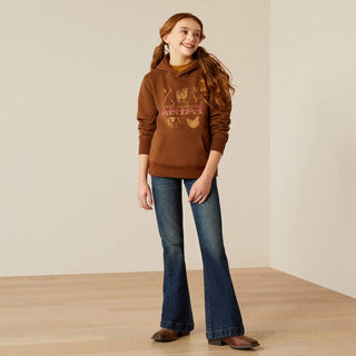 Ariat Girl's Ranch Collection Hoodie Soft Silt - Cowboy SwaggerAriat Girl's Ranch Collection Hoodie Soft SiltGirls