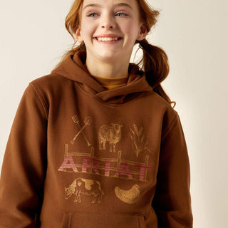 Ariat Girl's Ranch Collection Hoodie Soft Silt - Cowboy SwaggerAriat Girl's Ranch Collection Hoodie Soft SiltGirls