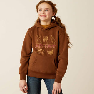 Ariat Girl's Ranch Collection Hoodie Soft Silt - Cowboy SwaggerAriat Girl's Ranch Collection Hoodie Soft SiltGirls