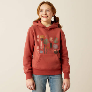 Ariat Girls Southwest Collection Hoodie Marsala - Cowboy SwaggerAriat Girls Southwest Collection Hoodie Marsala