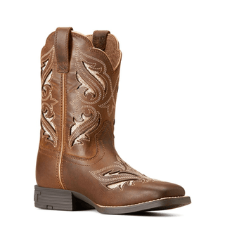 Ariat Kids Round Up Bliss Sassy Brown Western Boot - Cowboy SwaggerAriat Kids Round Up Bliss Sassy Brown Western Boot