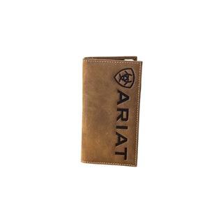 Ariat Large Embossed Logo Leather Rodeo Wallet - Cowboy SwaggerAriat Large Embossed Logo Leather Rodeo WalletWallets & Money Clips