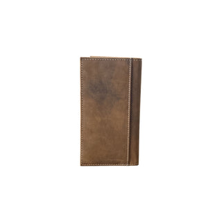 Ariat Large Embossed Logo Leather Rodeo Wallet - Cowboy SwaggerAriat Large Embossed Logo Leather Rodeo WalletWallets & Money Clips