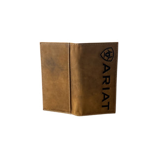 Ariat Large Embossed Logo Leather Rodeo Wallet - Cowboy SwaggerAriat Large Embossed Logo Leather Rodeo WalletWallets & Money Clips