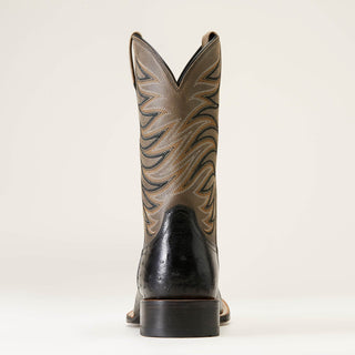 Ariat Men's Badlands Jet Black Smooth Quill Ostrich Western Boot - Cowboy SwaggerAriat Men's Badlands Jet Black Smooth Quill Ostrich Western BootBoots