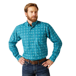 Ariat Men's Bryant Classic LS Shirt Spellbound Teal - Cowboy SwaggerAriat Men's Bryant Classic LS Shirt Spellbound Teal