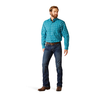 Ariat Men's Bryant Classic LS Shirt Spellbound Teal - Cowboy SwaggerAriat Men's Bryant Classic LS Shirt Spellbound Teal